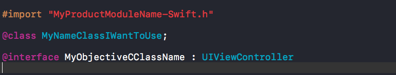 Usar Swift en clases Objective-C