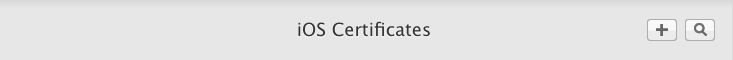 iOS Certificates portal